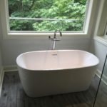 basin tub bathroom remodel